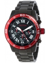 Men's Chronograph Black Dial Black Ion-Plated Stainless Steel Watch
