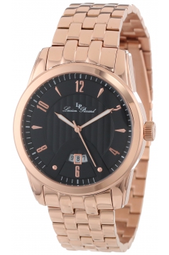 Men's Diablons Black Dial Rose Gold Ion-Plated Stainless Steel Watch