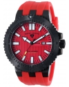 Men's Challenger Analog Display Swiss Quartz Red Watch