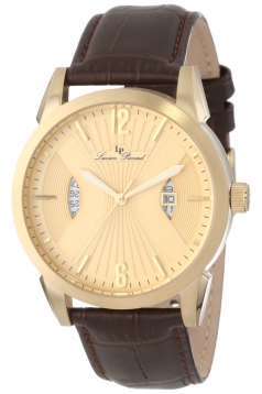 Men's Watzmann Gold Dial Brown Leather Watch