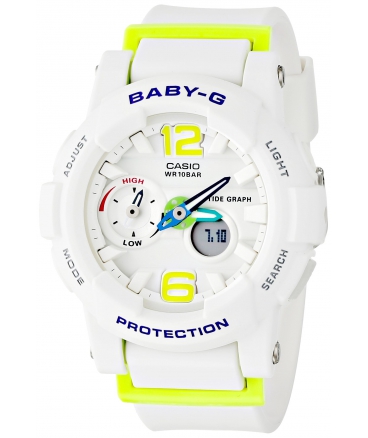 G-Shock Womens BGA180 Glide with Tide Graph Baby-G Series Designer Watch 
