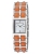 Kenneth Jay Lane Women's KJLANE-1505 1500 Series Stainless Steel Watch with Coral-Color Resin Bracelet