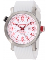 Men's RL-18003-02RD-WH Compressor World Time White Dial White Silicone Watch