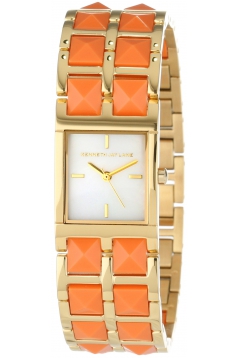 Women's 1500 Series Mother-Of-Pearl Dial Gold Ion-Plated Stainless Steel and Coral Resin Watch