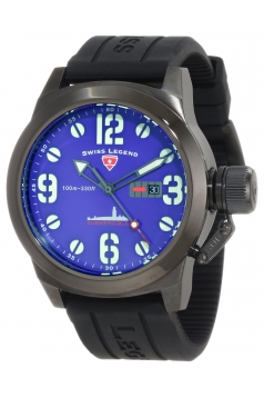 Men's Submersible Violet Blue Dial Watch